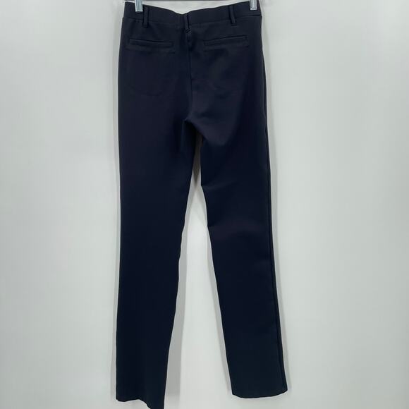 Quince Women's Ponte Pant, Ultra Stretch, Straight Leg, Dark Navy, Sz Small Tall - Picture 2 of 5